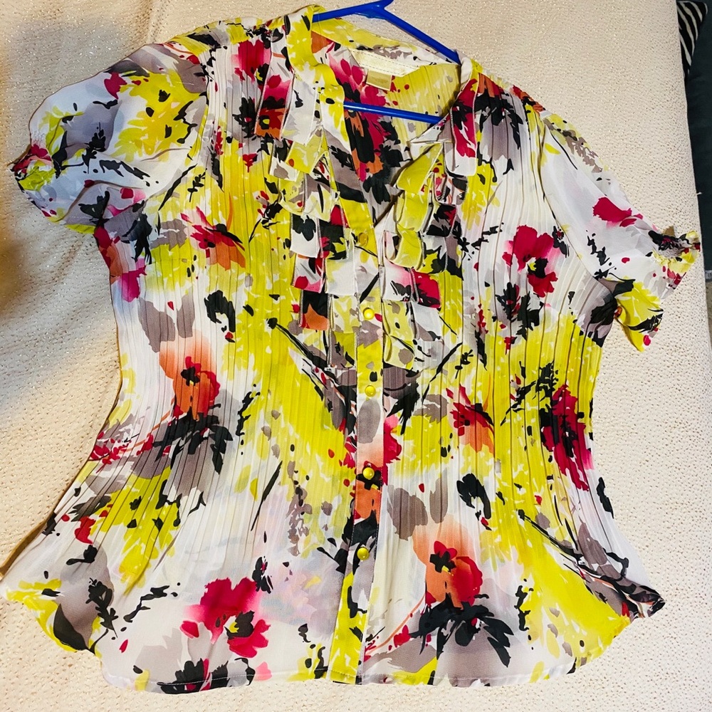 Summery Yellow Blouse